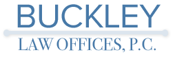 Nashua NH car accident lawyer logo for buckley law offices, pc